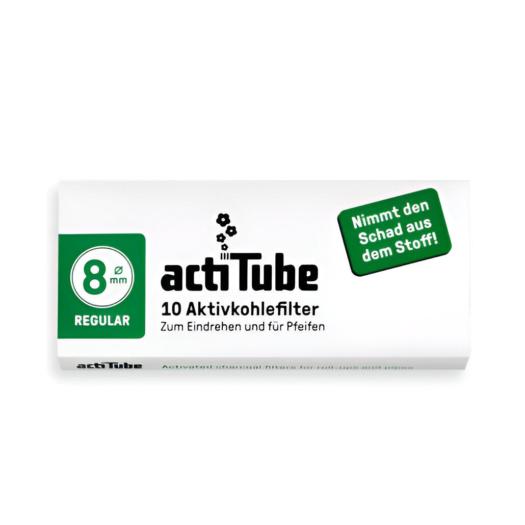 FILTROS CARBÓN ACTITUBE 8MM 10UD