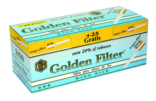 TUBOS GOLDEN FILTER FILTRO EXTRA LARGO 275 UDS