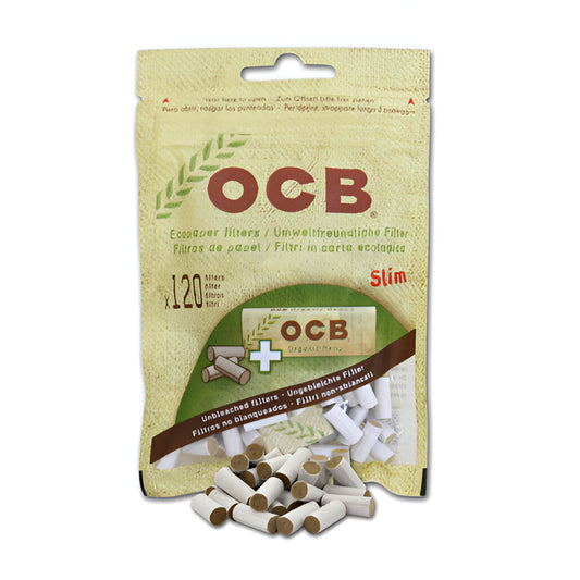 FILTROS OCB SLIM +PAPEL DE FUMAR ORGÁNICO