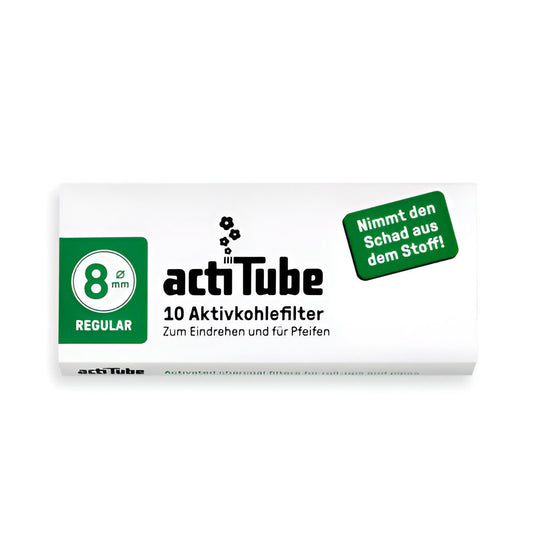 FILTROS CARBÓN ACTITUBE 8MM 10UD