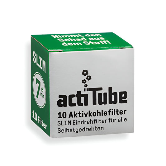 FILTROS CARBÓN ACTITUBE SLIM 10UD