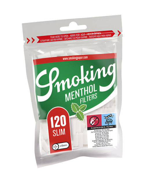 FILTROS SMOKING MENTHOL SLIM 120